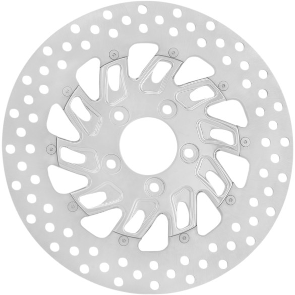 Performance Machine CHROME SUPRA TWO-PIECE RIGHT FRONT BRAKE ROTOR 11.5" [1710-2418]