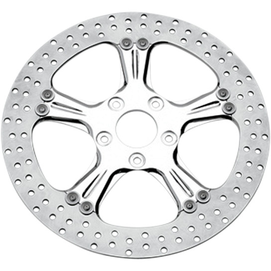 Performance Machine POLISHED WRATH TWO-PIECE FRONT BRAKE ROTOR 13" [1710-1589]